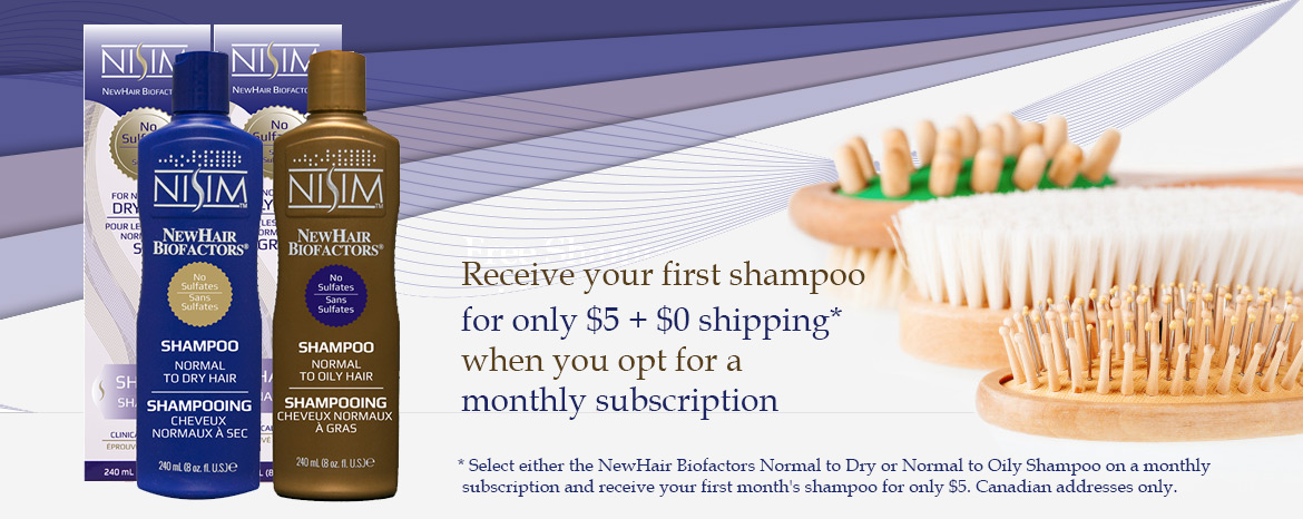 5 Dollar Shampoo if Monthly Subscription